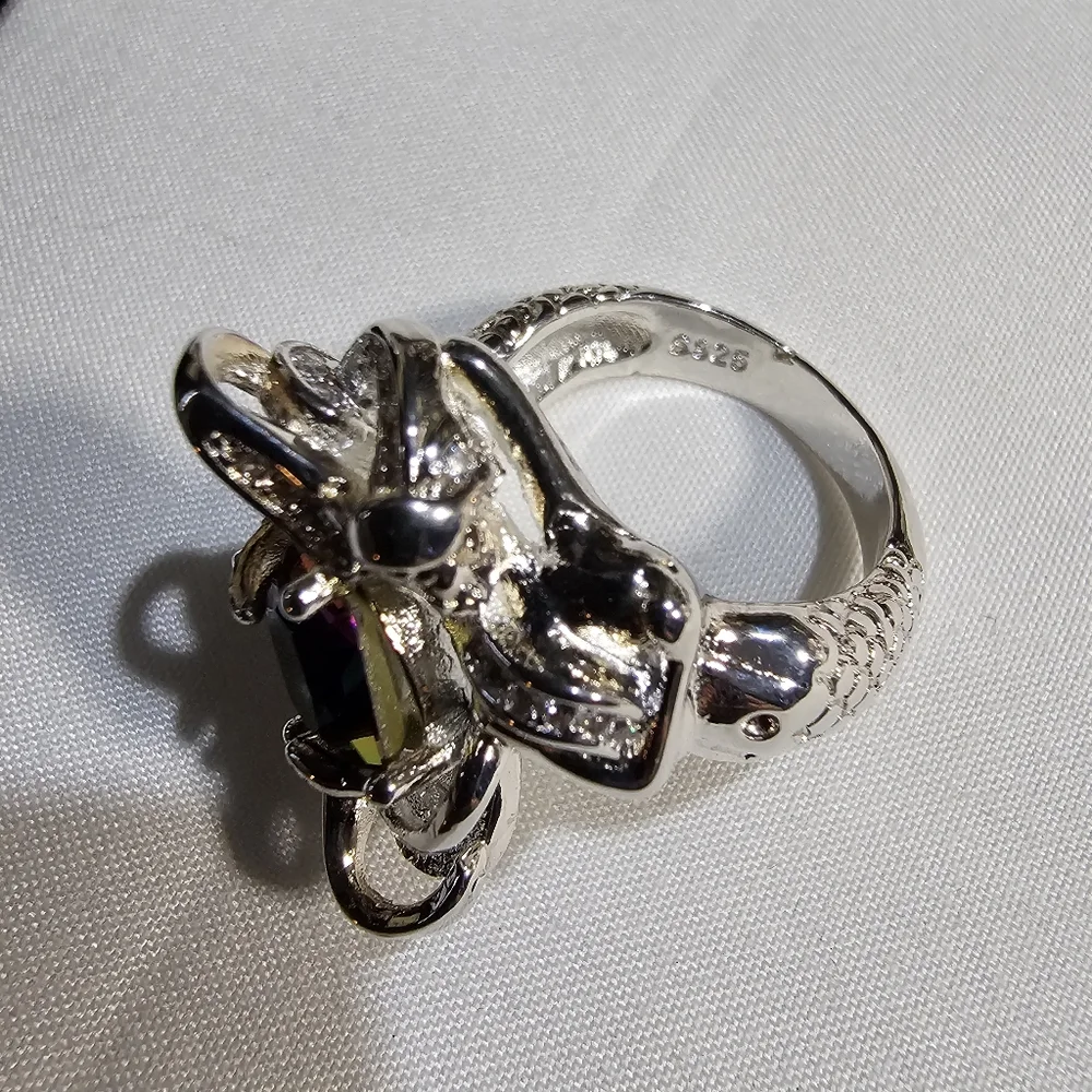 Sterling Siver Mermaid 🧜‍♀️ Ring - Picture 7 of 17
